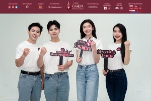 Top 4 thí sinh ấn tượng nhất Vòng thi phụ (Từ trái qua phải: Đào Tiến Đạt - Lương Hữu Phúc - Trần Phương Loan - Lê Thị Ngọc Huyền)