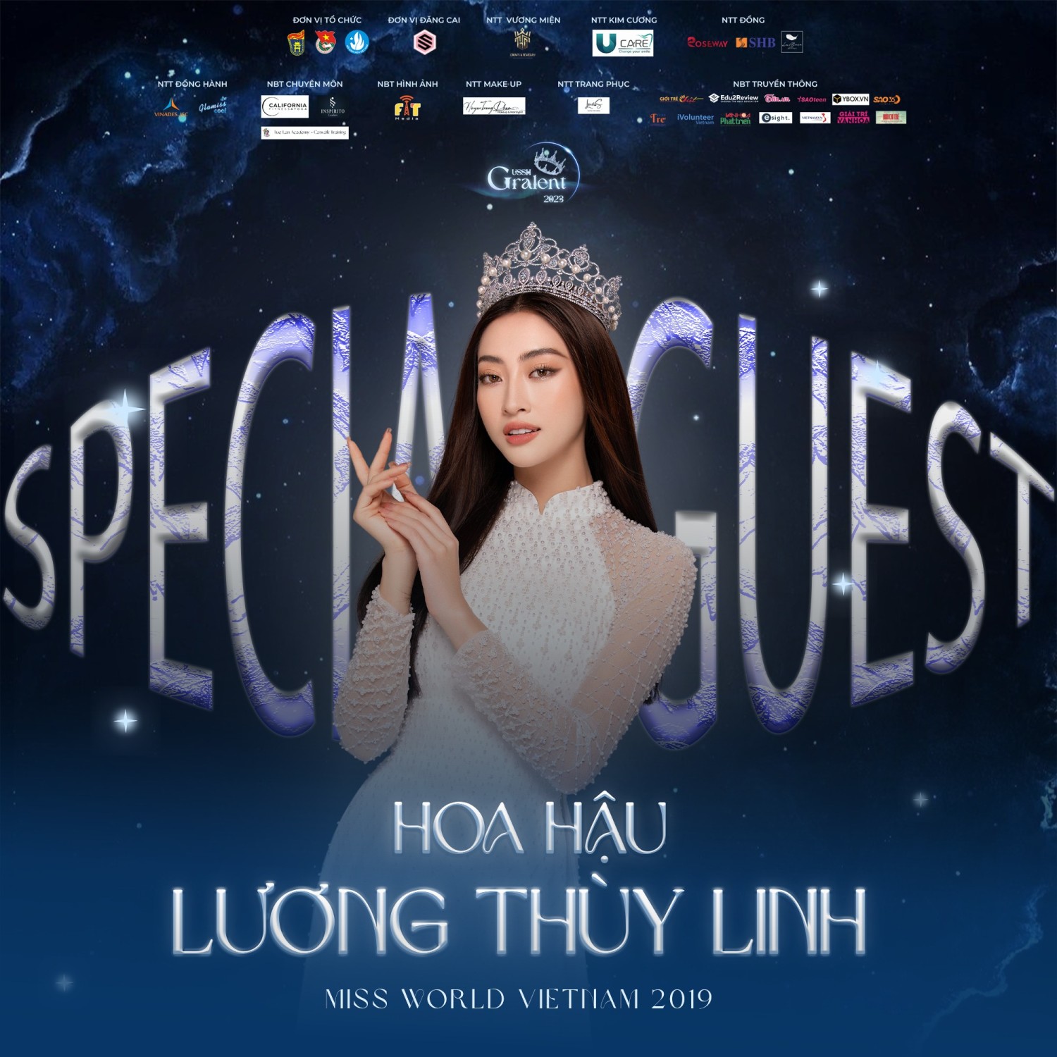 GIỚI THIỆU KHÁCH MỜI ĐẶC BIỆT - HOA HẬU LƯƠNG THUỲ LINH